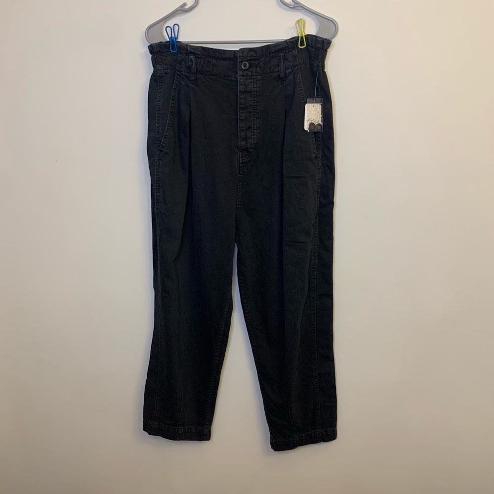 Free People We The Free Black Denim High Waisted Jeans New Size Medium Women